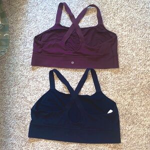Athleta Warrior Longline Sports Bras (2) in size 2X